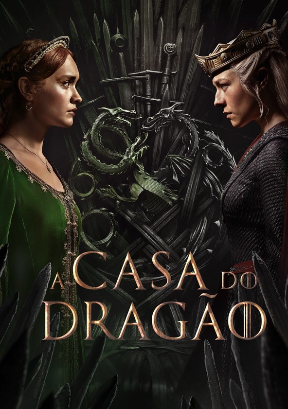 Capa oficial de A Casa do Dragão